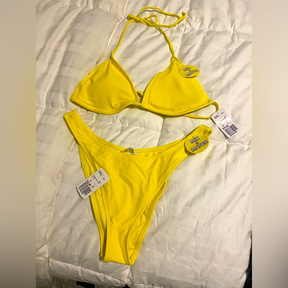 High rise string bikini